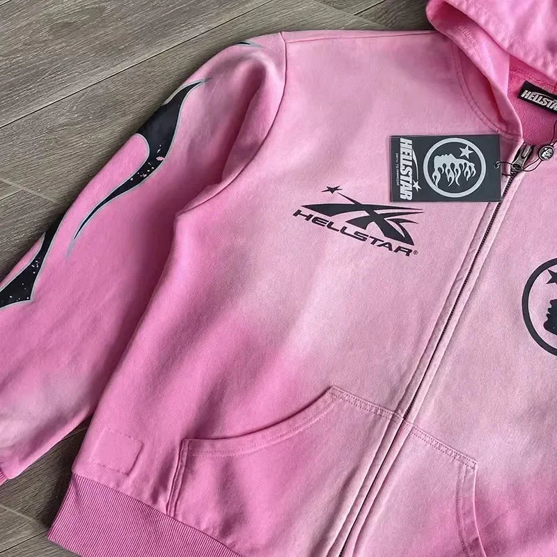Hellstar Sport Hoodie Pink