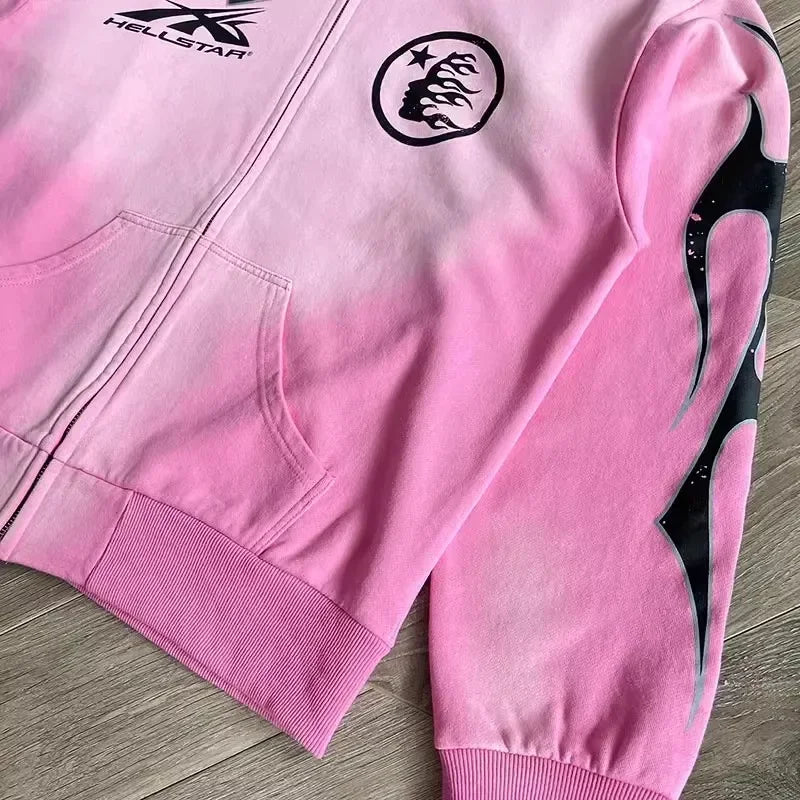 Hellstar Sport Hoodie Pink