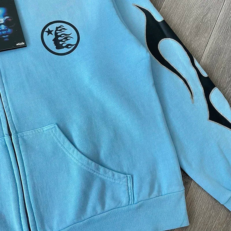 Hellstar Studio Hoodie Babby blue