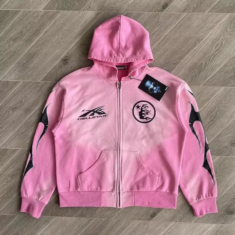 Hellstar Sport Hoodie Pink