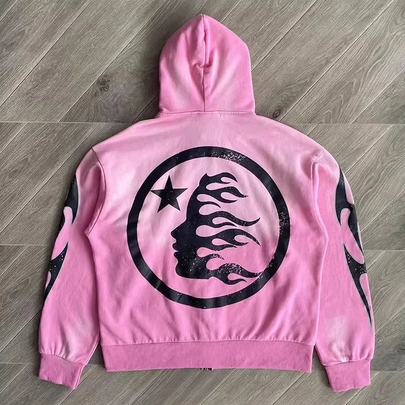 Hellstar Sport Hoodie Pink