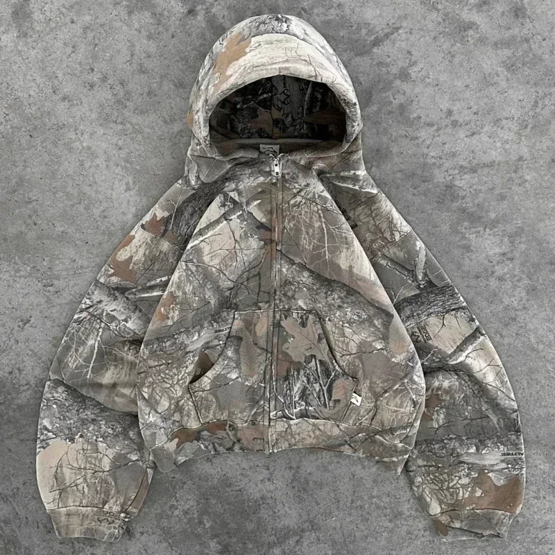 Winter camo hoodie